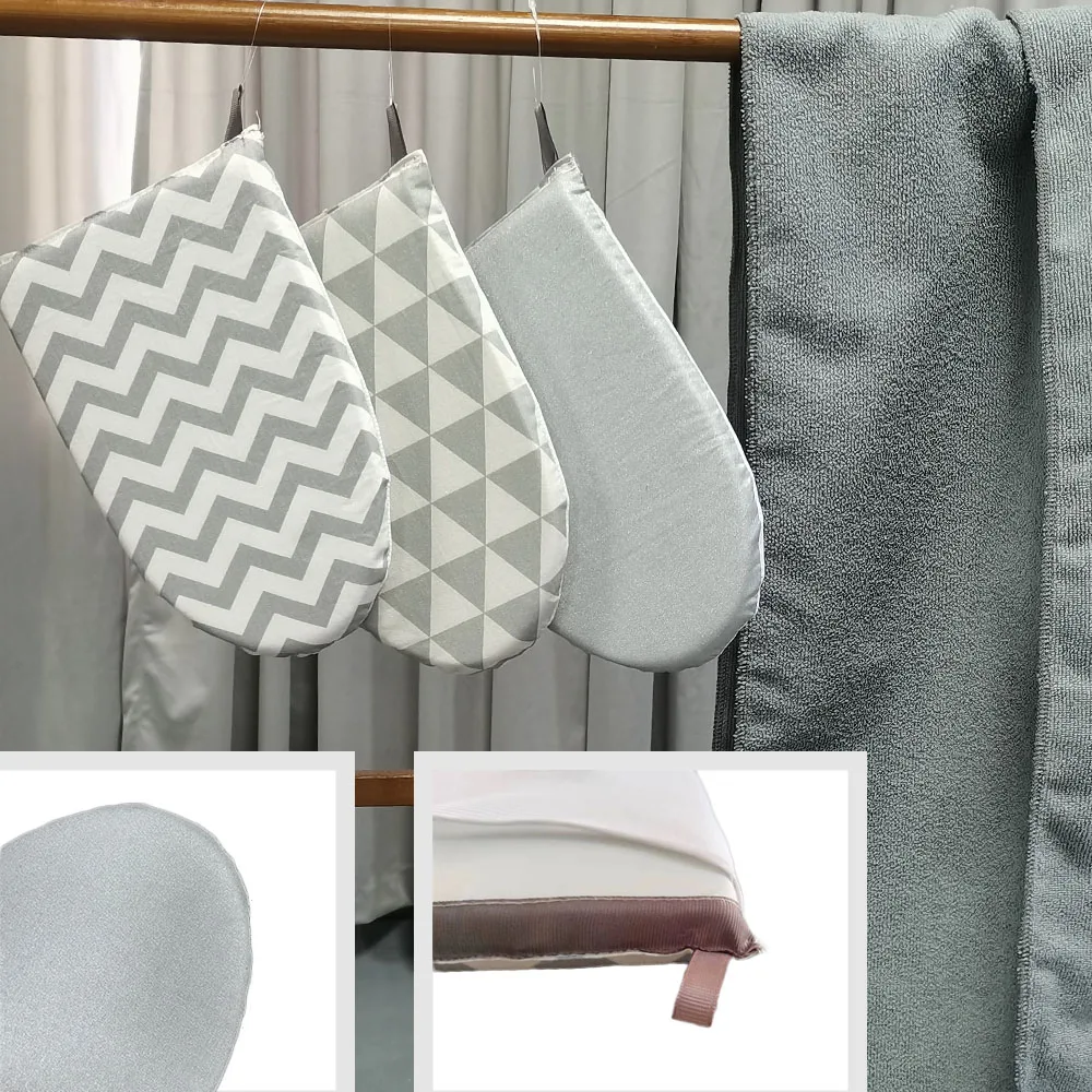 Garment Steamer Ironing Pad Waterproof Anti Steam with Finger Loop Heat Resistant Ironing Board for Clothes Steamers