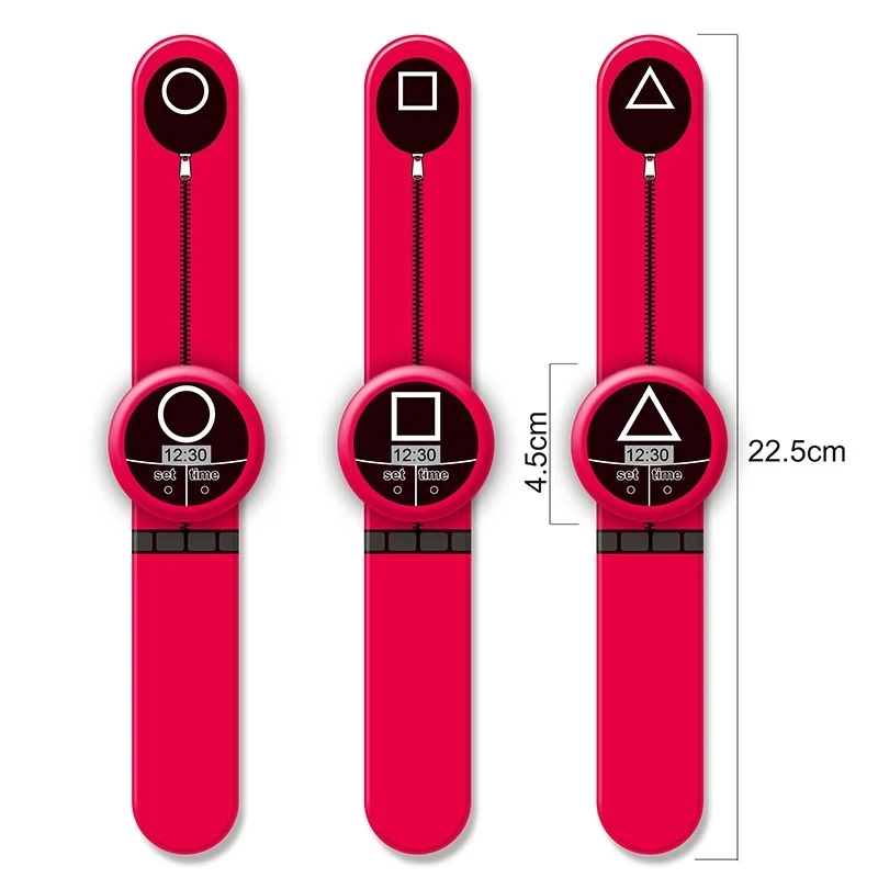 Popular Game Magic Patted Slap Bracelets Watch Flash Wristband Charms Children Christmas Birthday Toy Gift