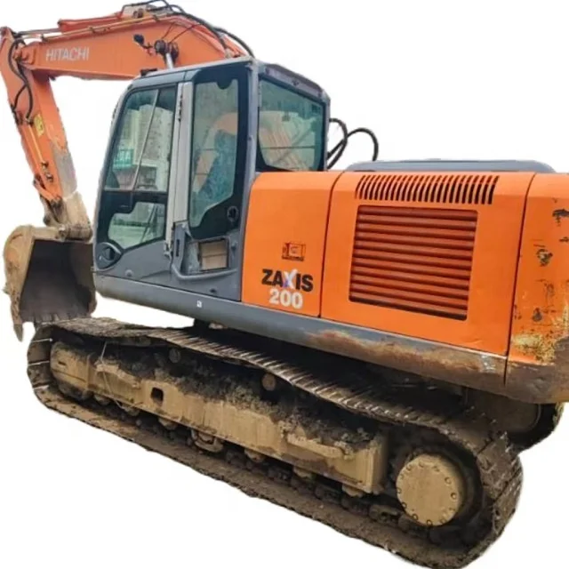 Дешевая цена землеройный экскаватор Хитачи ZX200-3 б/у 20 тонн экскаватор Хитачи используется для продажи