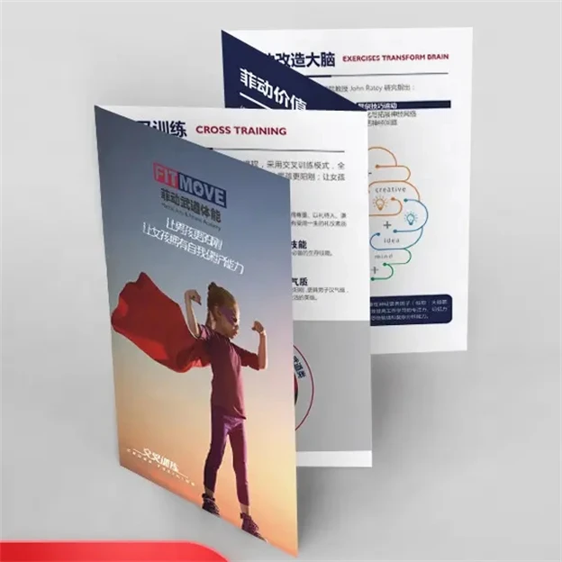 Factory Customized Printing Advertising Brochure Flyer Printing Leaflet Printing Booklet