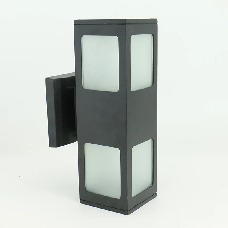 Frost Glass Outdoor Up and Down Wall Mount Lights Exterior Aluminum Modern wall sconce Lighting outdoor wall lamp