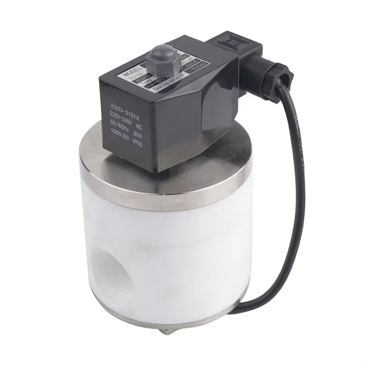 Fast Shipping from NingBo 12V Anti-Corrosive Piston Industrial UPVC CPVC Hydraulic Solenoid Valve