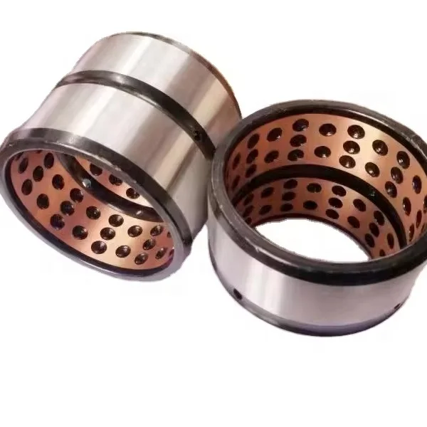 Double metal self lubricating bushing bronze bushing excavator bucket sleeve bushing
