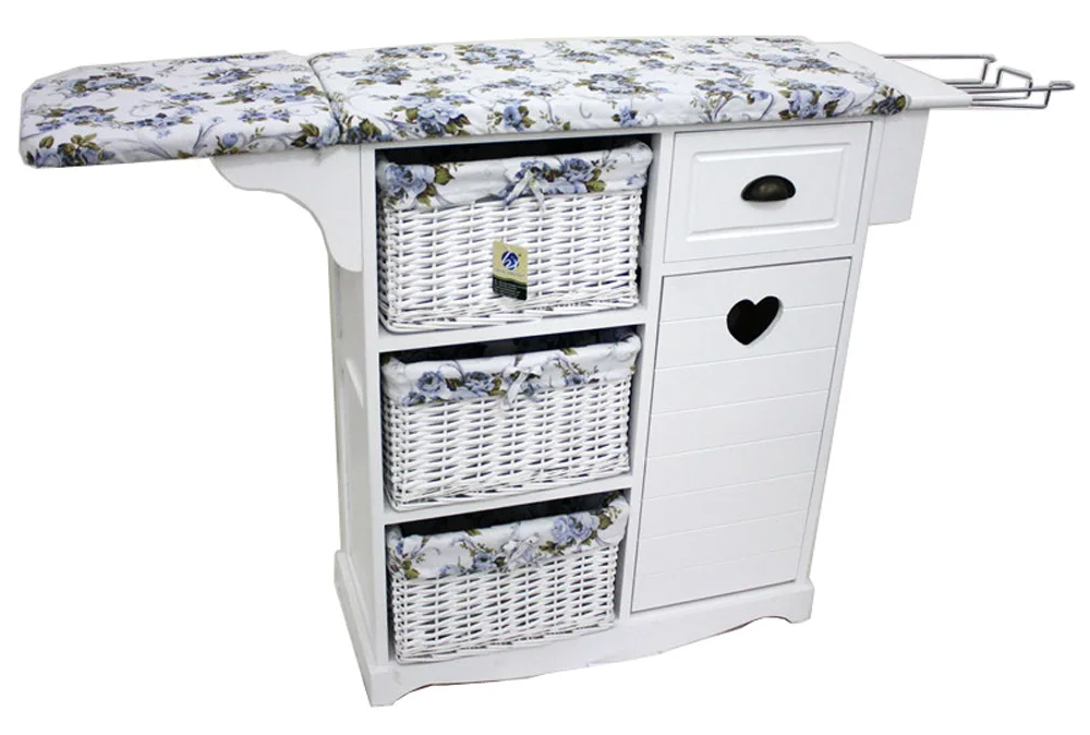 Home Furniture Ironing Table  Foldable Ironing Board with Cabinet