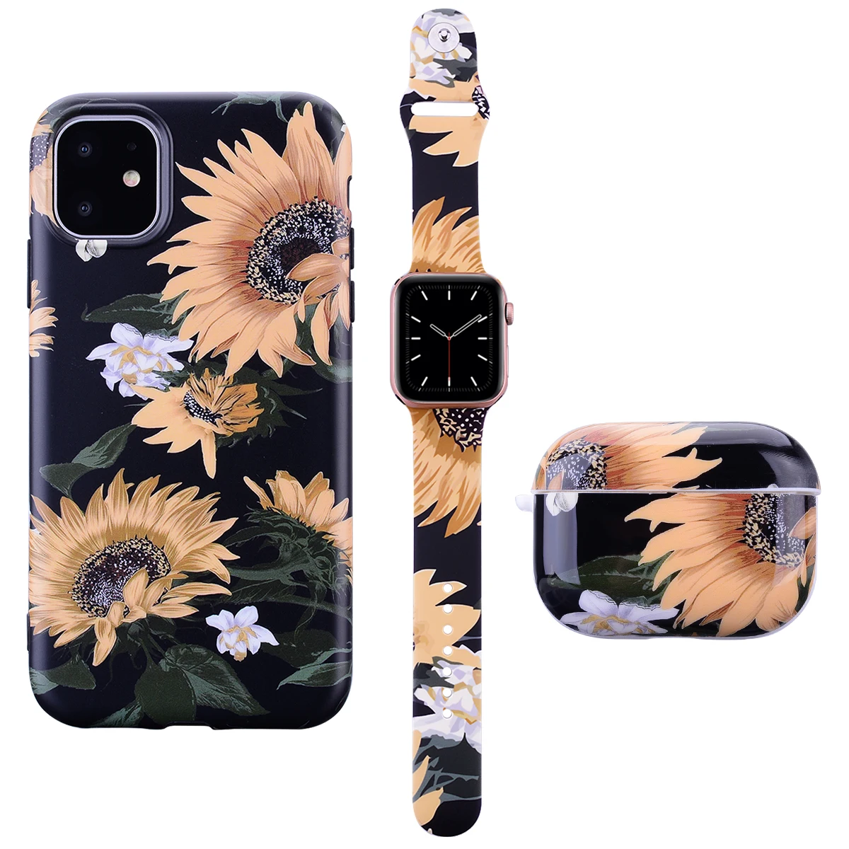  Дизайнерский силиконовый ремешок для часов с принтом 44 мм apple watch ремешки iwatch band 4 5 поддержка небольшой партии индивидуальная