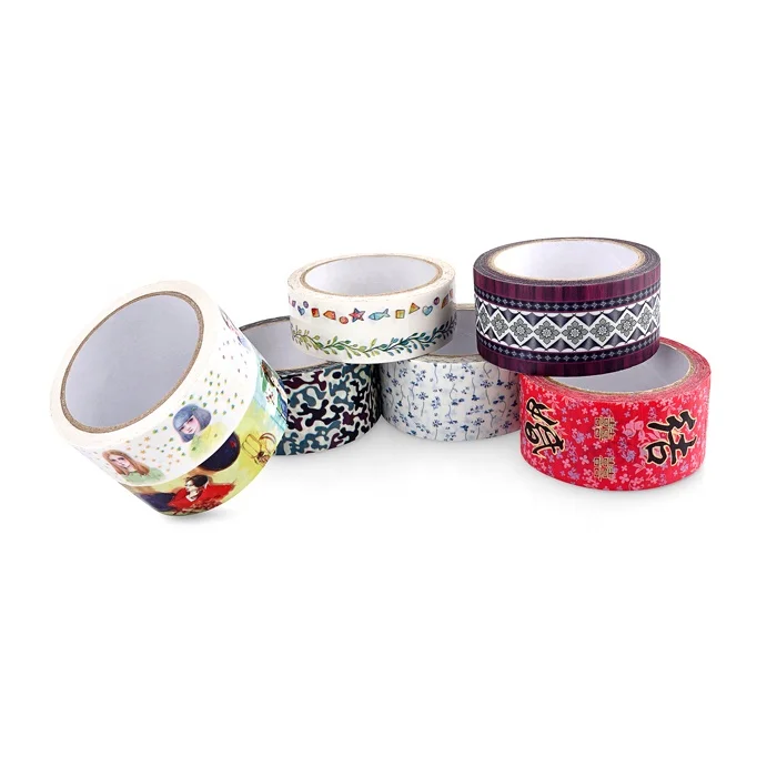 Custom printed logo patterned heavy duty waterproof colored pvc gaffer cloth duct tape for book binding