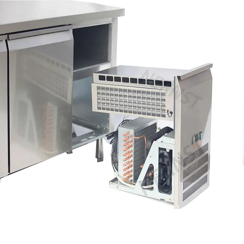 Hot Sales Wholesale 3 Doors Stainless Steel Refrigerated Pizza Work Table Commercial Counter Pizza Prep Table Refrigerator