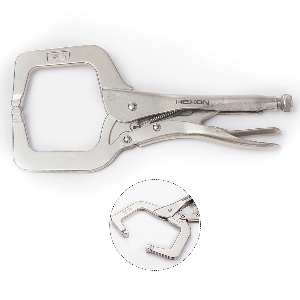 Woodworking welding quick released clamp wood clamp adjustable locking plier C face clamp