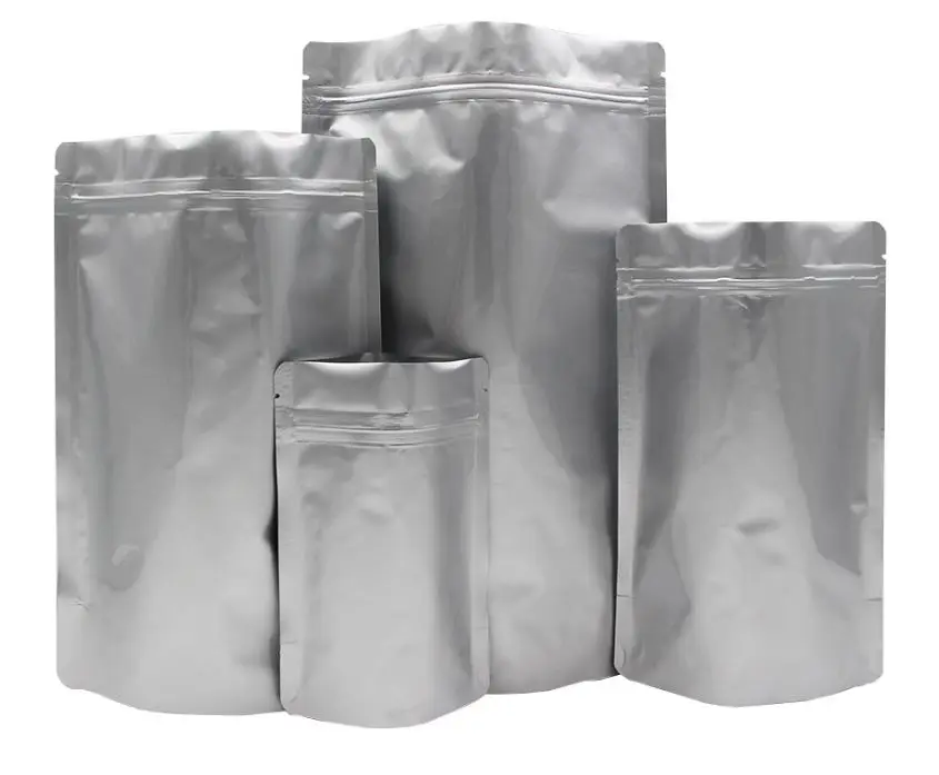  Mylar Aluminum Foil Bags Metallic Bag Storage Pouch for Food Tea 6 x 9