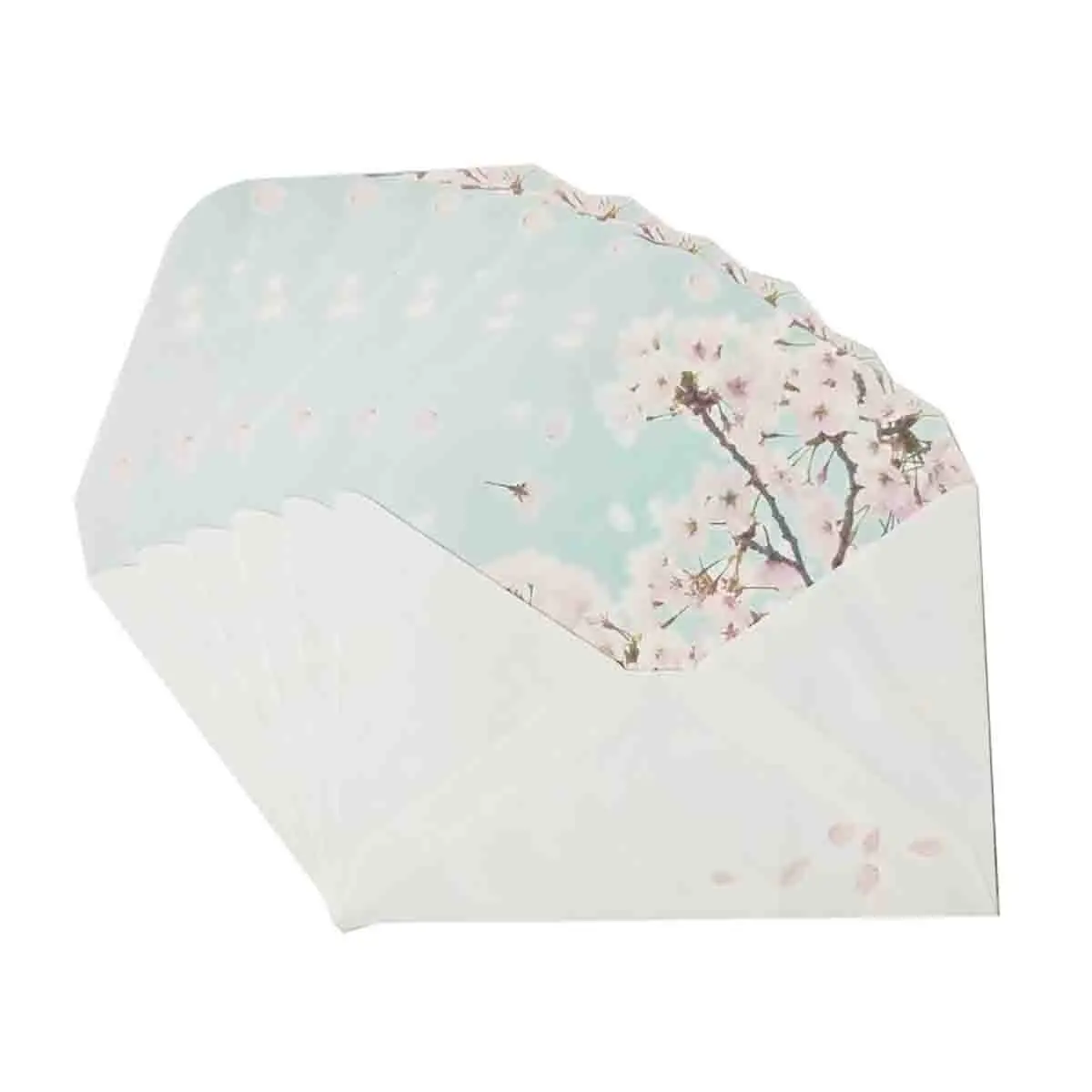Customized Factory Cherry blossom theme  Letter Set With 6pcs Envelopes, 12pcs Envelope Paper and 1pc Sticker