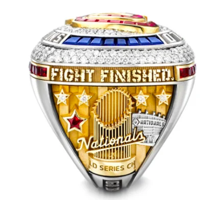 The Newest 2020 Washington Nationals World Championship Ring and alloy baseball championship rings for cool men