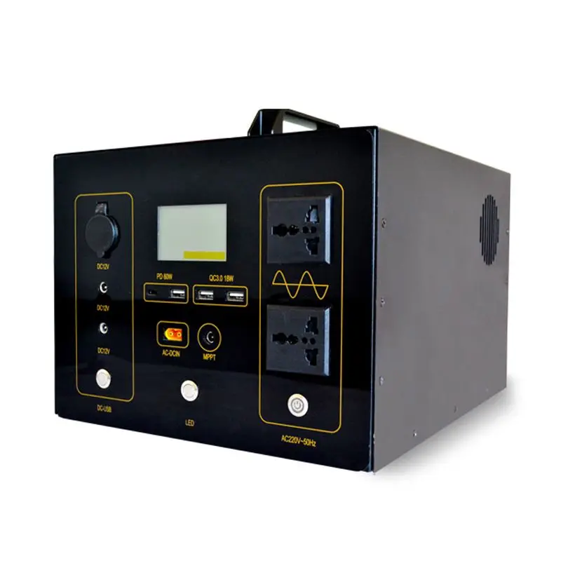 solar energy systems solar generator portable station power supply,500w solar panel power supply energy storage power bank 220v