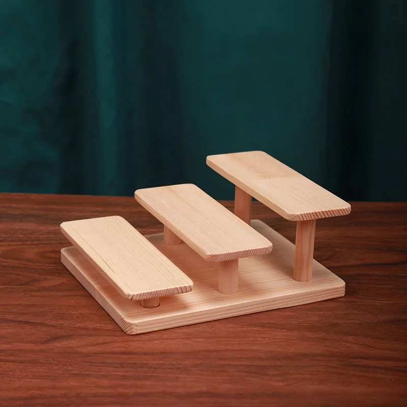 High Quality Natural Wooden Glasses Display Rack Holder Sunglasses Display Stand