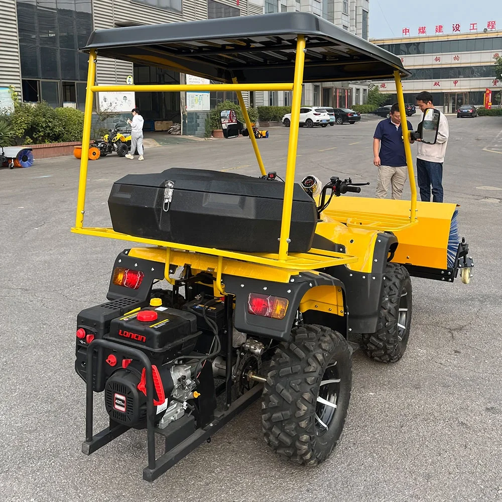 15HP Driving Type Snow Sweeping Machine Road Cleaning Machine