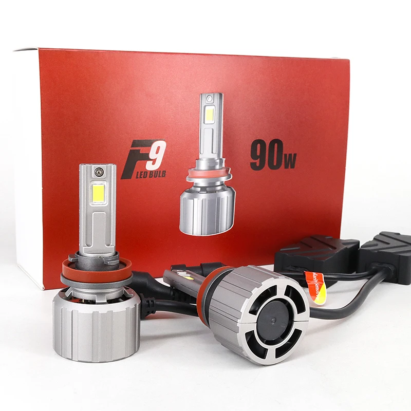 F9 H4 H7 H11 Led Headlight 180w 32000lm H4 H7 H8 H11 9005 9006 9012 canbus led headlights F9 h4 H7 90W Led fog headlamp bulbs