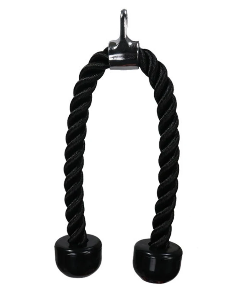 Home Gym Fitness Accessories Adjustable LAT and Lift Pulley System Triceps Pull Down Power Training Set With Pulley