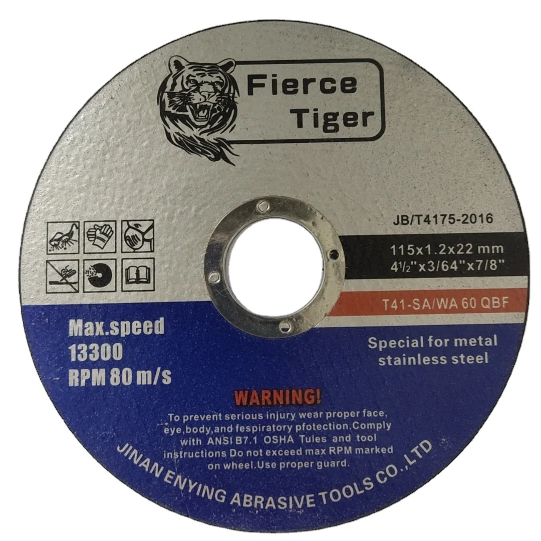 4 1/2 Inch 115 mm Metal Cutting Disc Abrasive Tools Cutting Wheel for SS/Iron with wholesale price