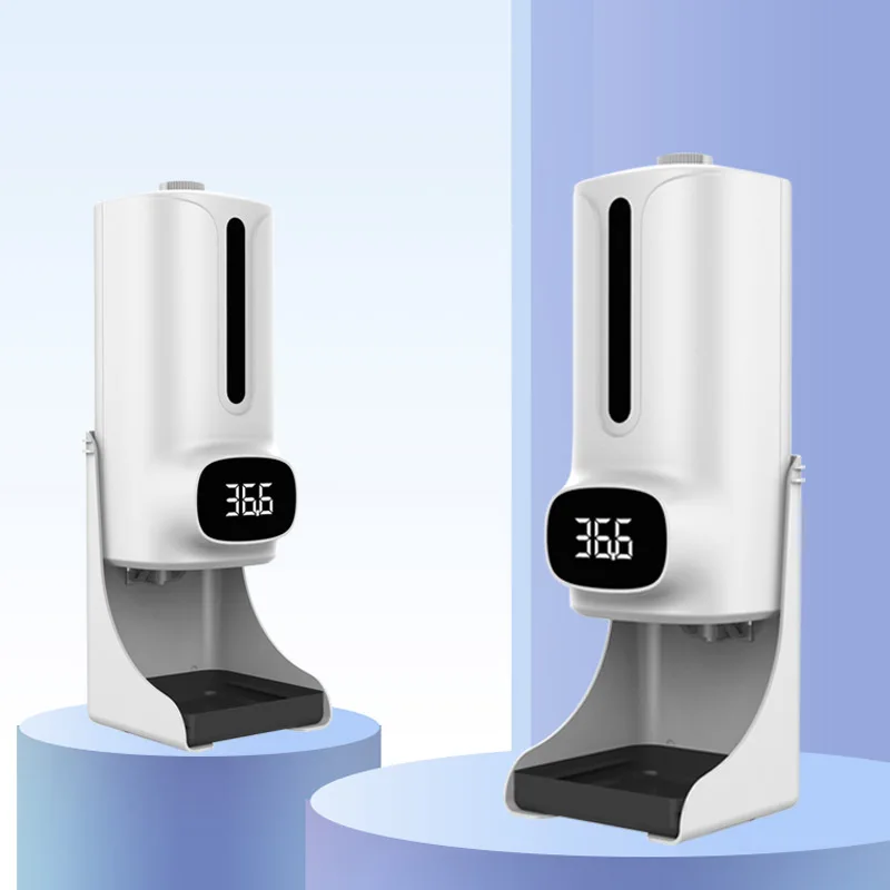 2021 for hotels soap dispenser thermometer sensor k9 pro plus foam soap dispenser automatic soap dispenser