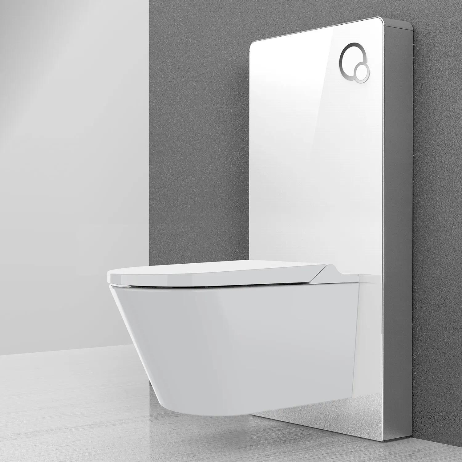 Intelligent Inodoro Wc Sanitary Ware Fully Electronics High-End Smart Bathroom Ceramic Wall Hung Toilet