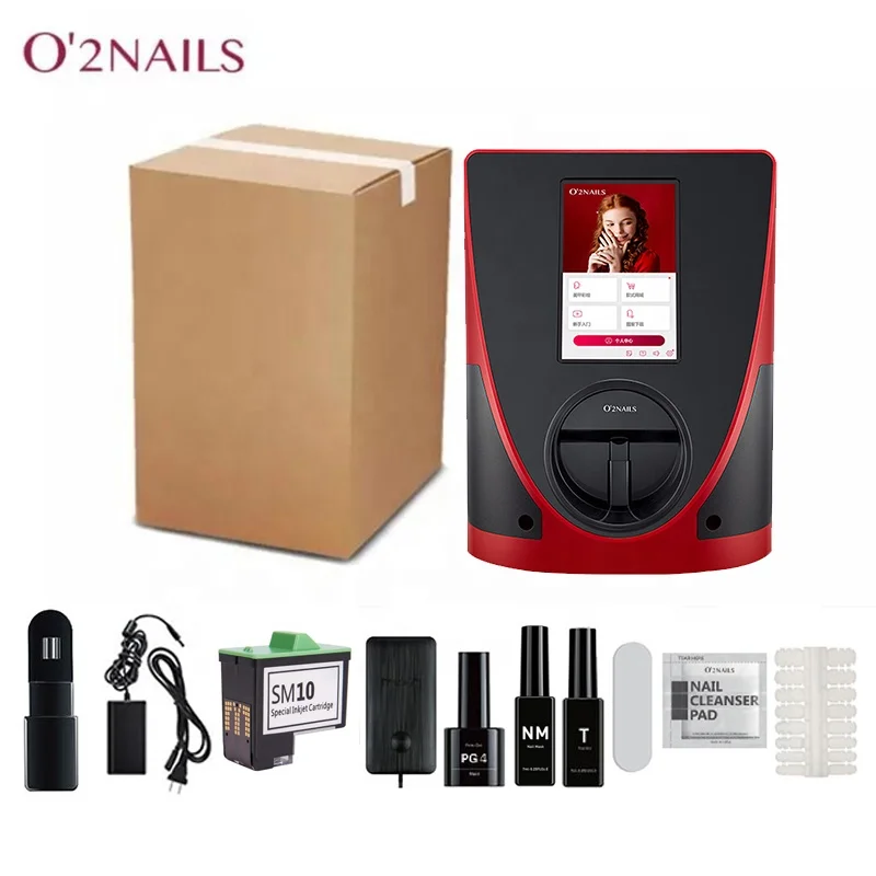LCD V 12 wireless nail art printer nail painting machine portable best electric 3d digital manicure machine