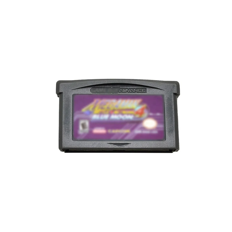 High quality Video Game Cards megaman battle network blue moon 4 game cartridge for GBA SP NDSL Game Cards