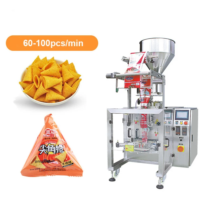 Multi-function automatic chocolate bean triangle bag granular packing machine