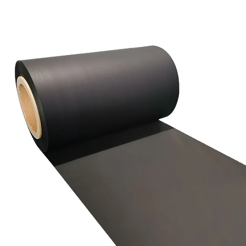 Black Graphene  PU Conductive  Carbon Film Roll  for Tens Electrodes and ECG/EKG  Resistance 50 ohms