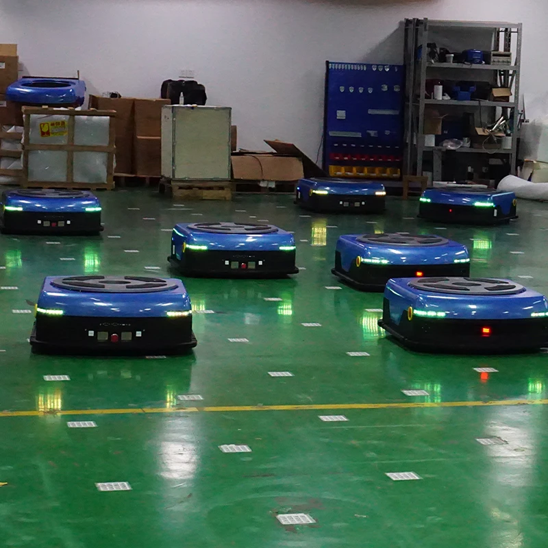 New product wellwit agv robot warehouse automatic guided vehicle smart trolley agv robot