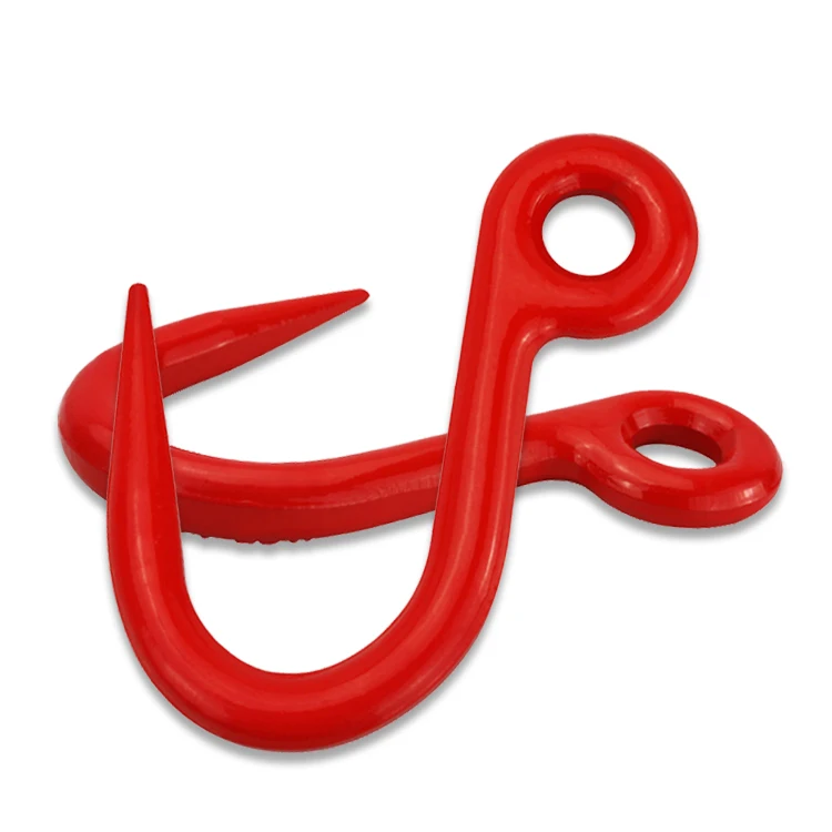 Alloy steel hook ring Steel pipe hook A ton of round eyed Eye foundry hooks for lifting