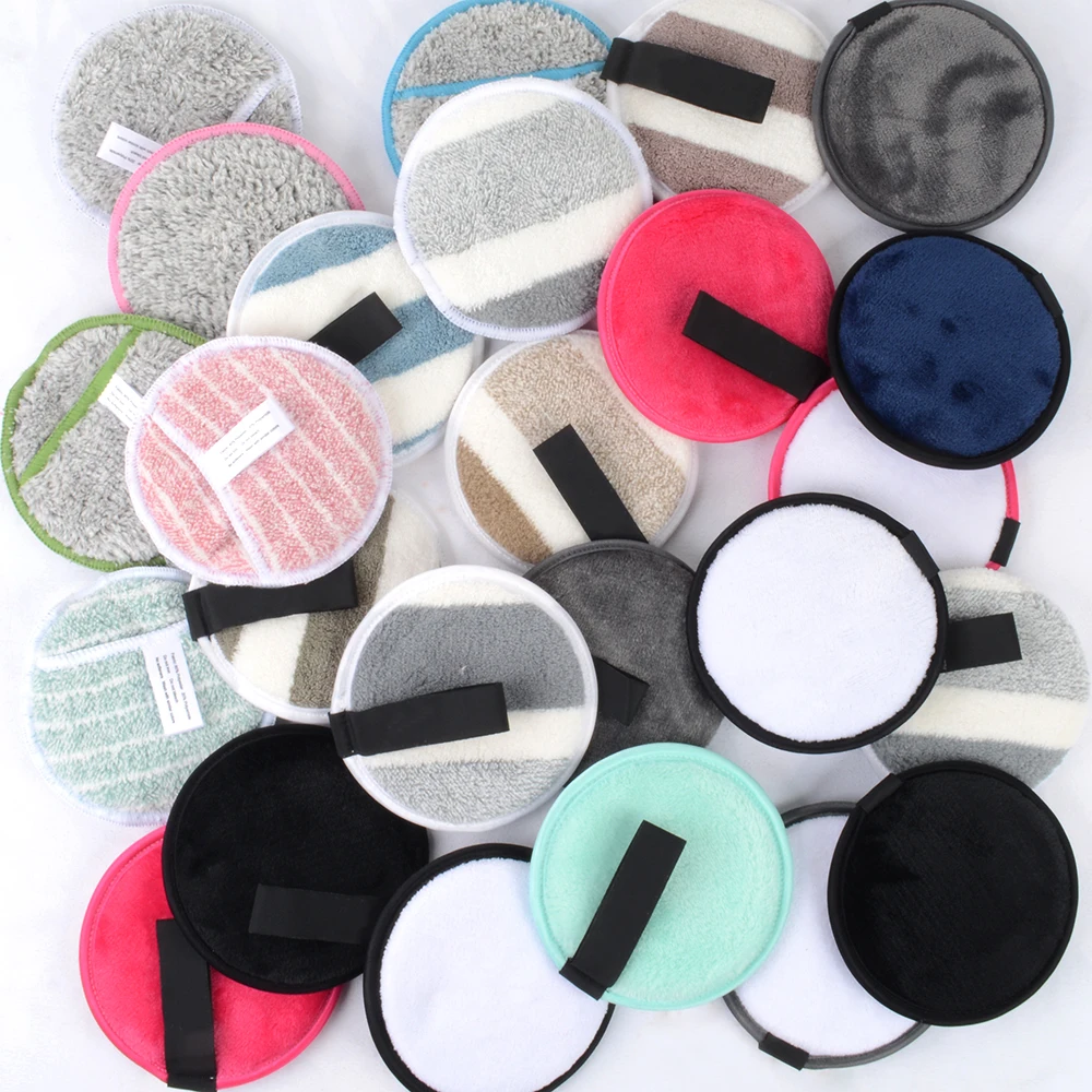 Washable  Microfiber  Cleansing Makeup Remover Pads Reusable Cosmetic