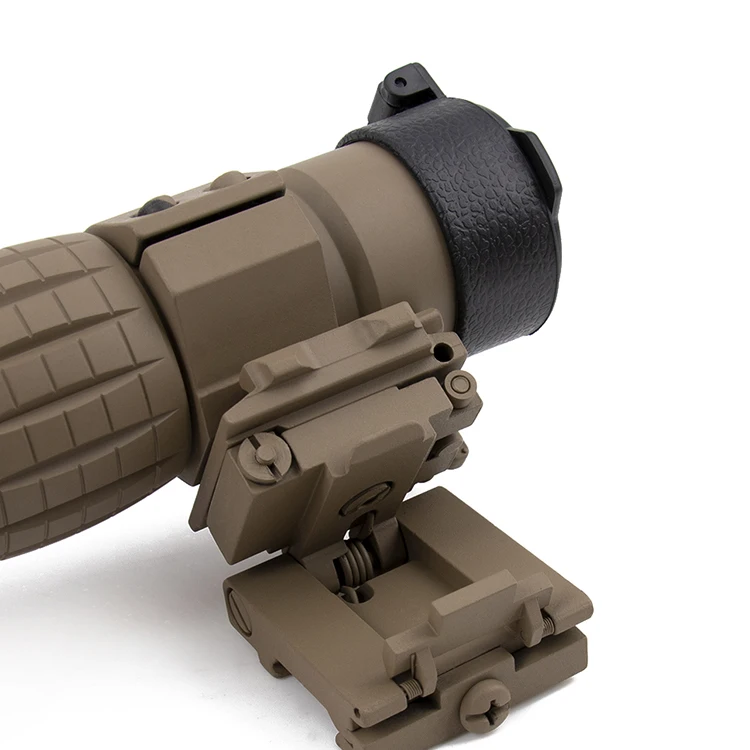 
NcDe Tactical Scope 3X Magnifier Scope Sight with Flip to Side 20mm Rail Mount Scopes Color: Black/De 