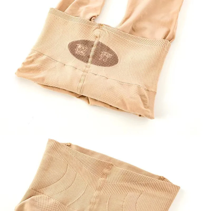 Winter Keep Warm Women Pantyhose Tights Graphene Tech Fiber Thermal Women Leggings Thick Nylon Stockings Pantyhose Solid Knitted