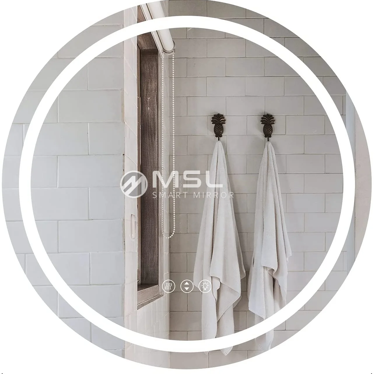 2021 pretty see lighted makeup mirrors touch screen 16 leds round cosmetic mirror magnifying mirrors