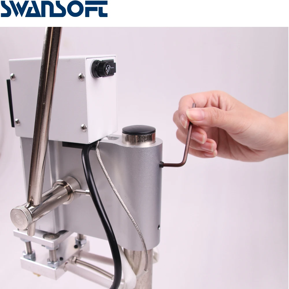 Customized hot stamp printer for leather wood paper cake handicrafts handbags purses sticker stationery footwear