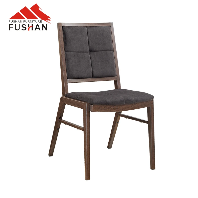 Best quality modern hotel restaurant wholesale chinese stackable metal vintage chair famous designers dining chairs