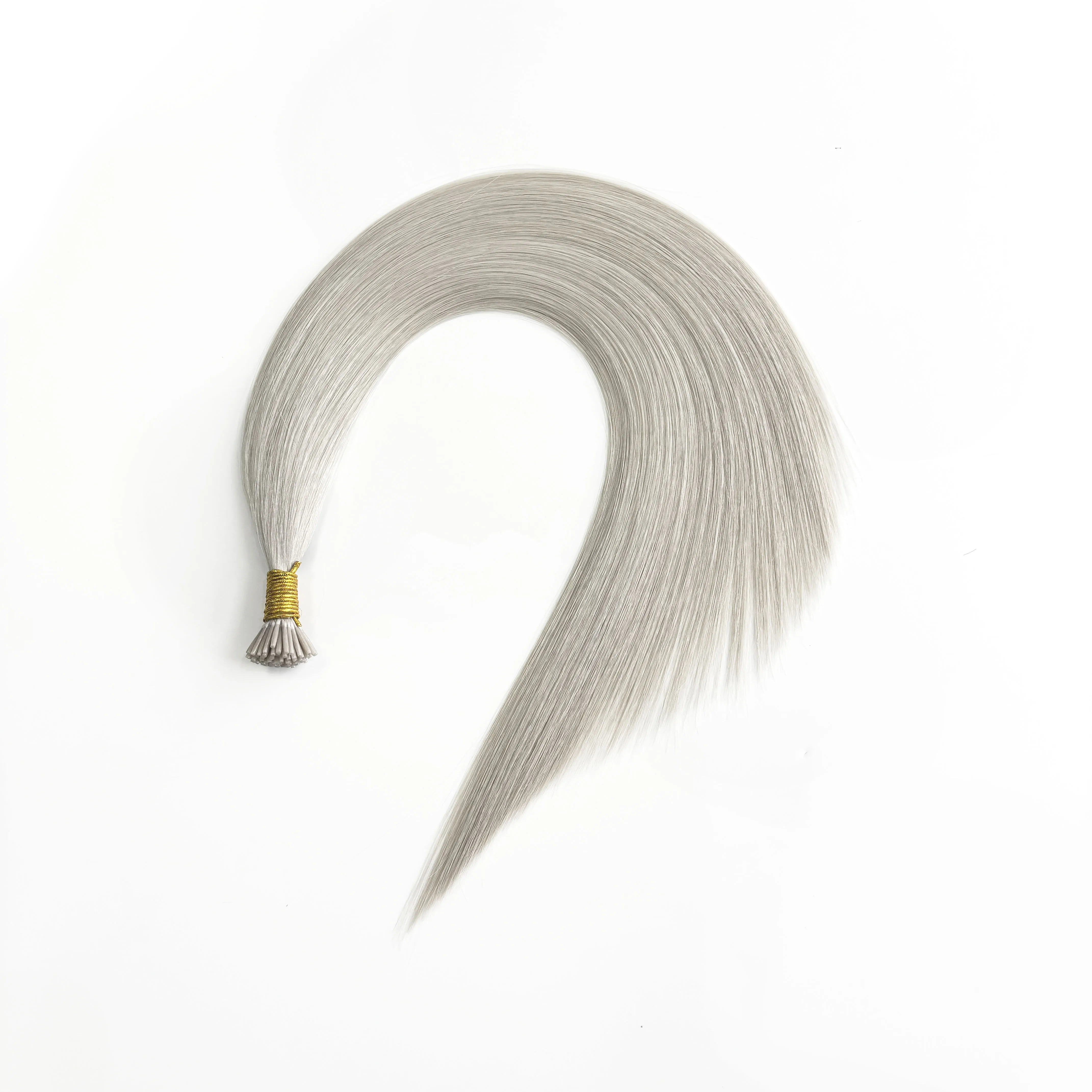 12A Grade Virgin Hair I Tip Cuticle Intact Double Drawn Human Hair Extension Remy Russian Hair The Whitest Blonde add volume