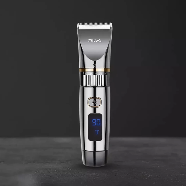 
RIWA Stainless steel material waterproof hair cut machine professional electric hair clipper 