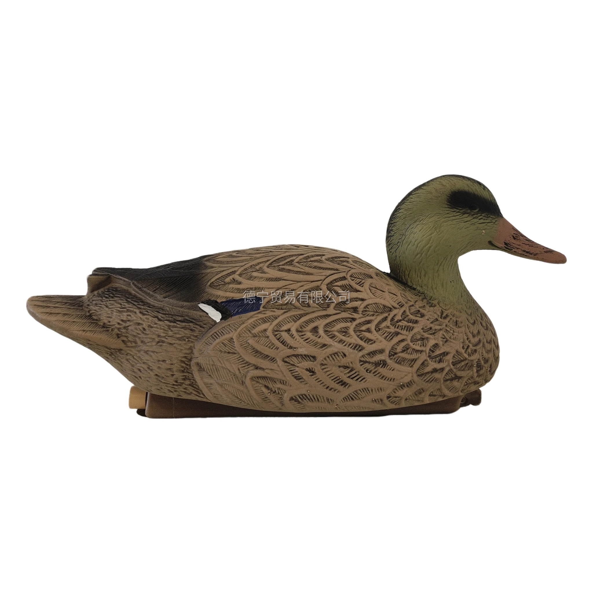 Gray-Green Female Duck Head Individuality Outdoor Hunting Decoy for Cross-Border Forest Lake Simulation Trapping Artifacts