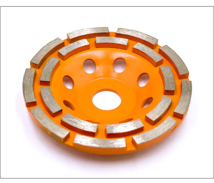 125 mm double row grinding wheel segment diamond  cup wheel  for stone polishing
