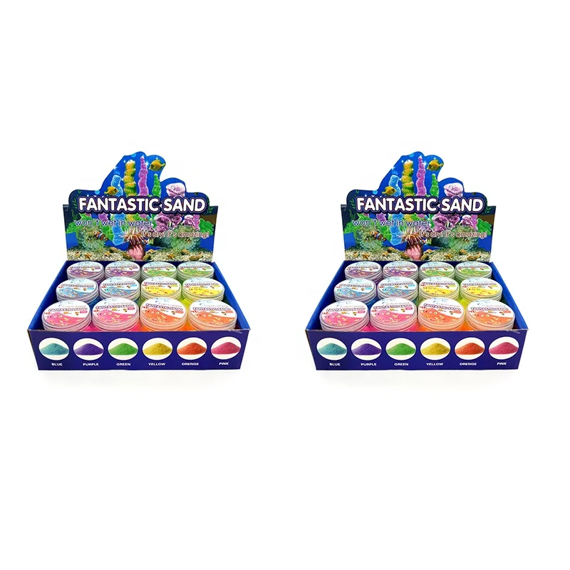 Magic Sand Set Magic Sand for Kids Sand Magic Space Hydrophobic Sands Play Sands Colored Sands Toys for Children and Adults