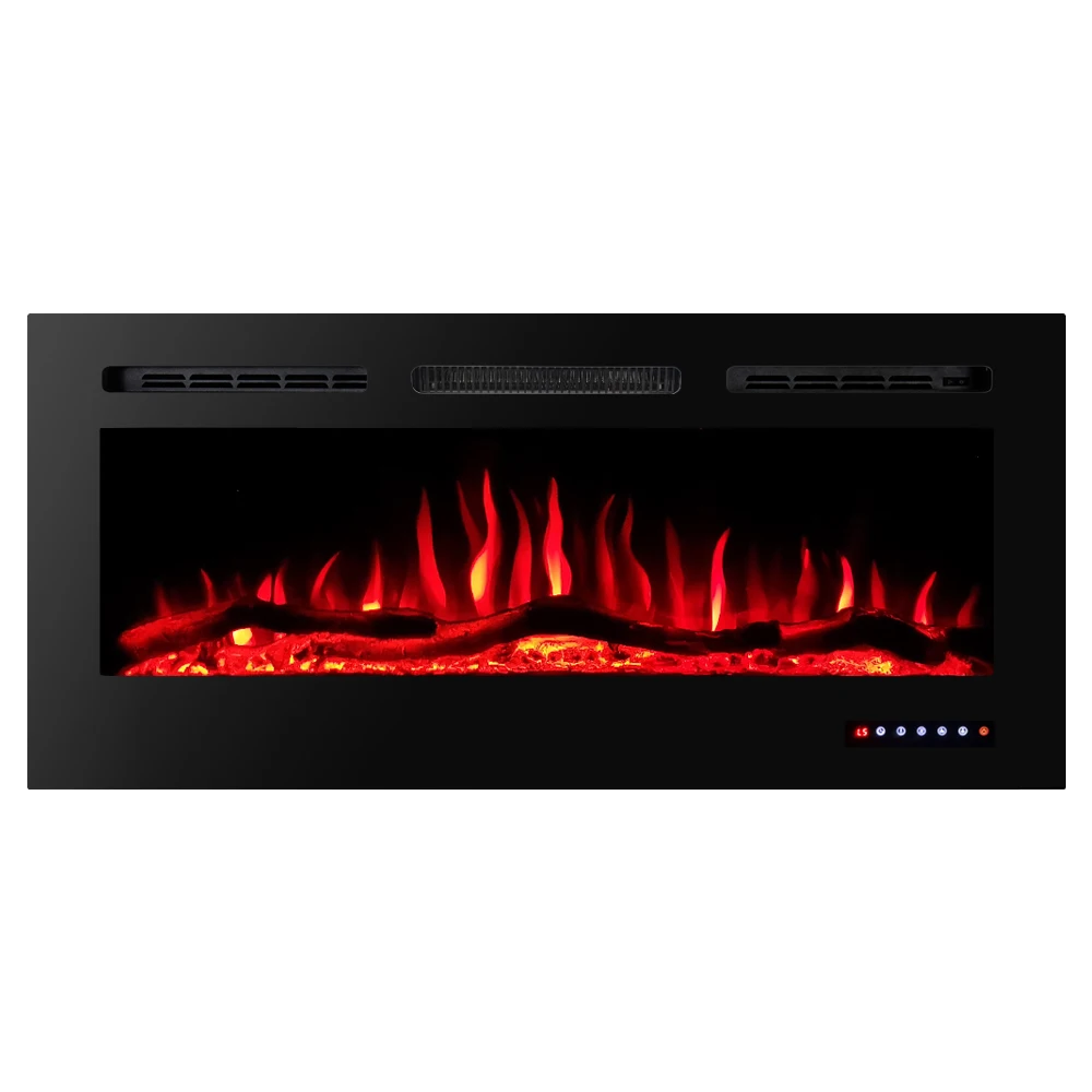 Декоративный светодиодный настенный утопленный Электрический камин