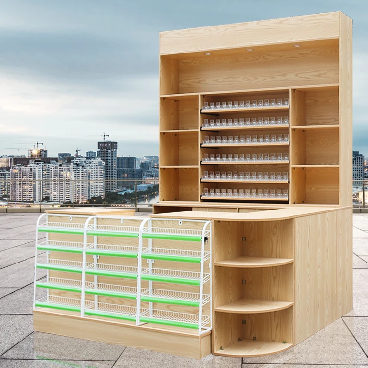 Factory price Small retail supermarket checkout counter for sale cashier desk