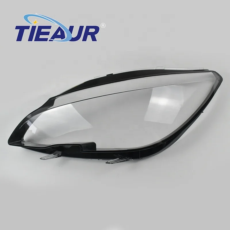 TIEAUR auto part black border transparent headlight lens cover for Peugeot408 15-19 Year