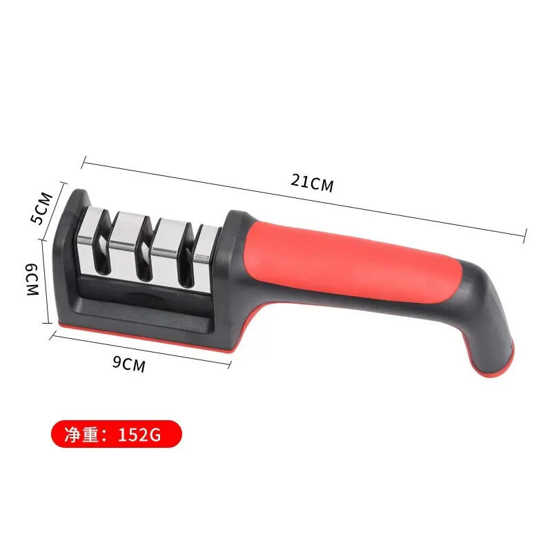 Amaz hot selling 2023  kitchen accessories 3 In 1  professional manual kitchen knives sharpening tool   scissors manual grinder