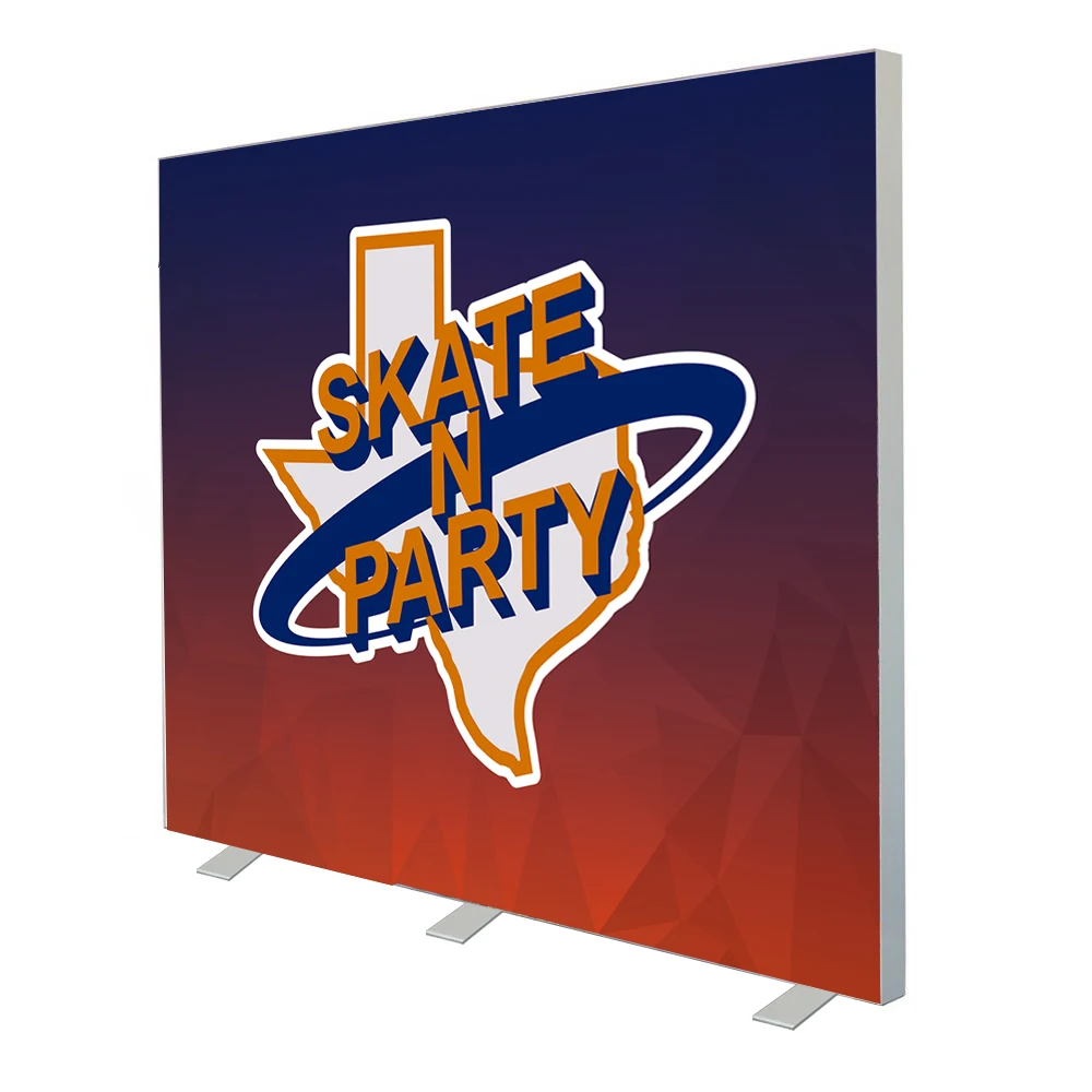 Алюминиевый экструзионный тканевый куб SEG маленький светодиодный рекламный лайтбокс для