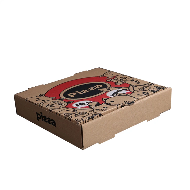 10 12 15inch All Size Cheap Corrugated Pizza Packaging High Quality Takeaway Food Box