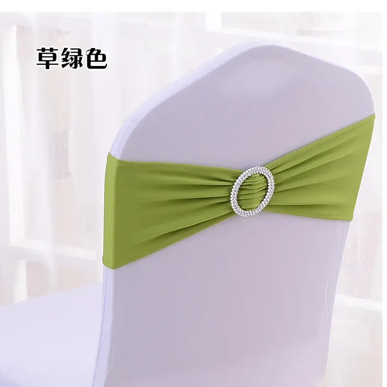 Spandex Sash Wedding Chair Band Stretch For Chair Covers Decoration