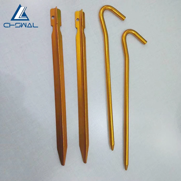 Outdoor camping aluminum tent peg