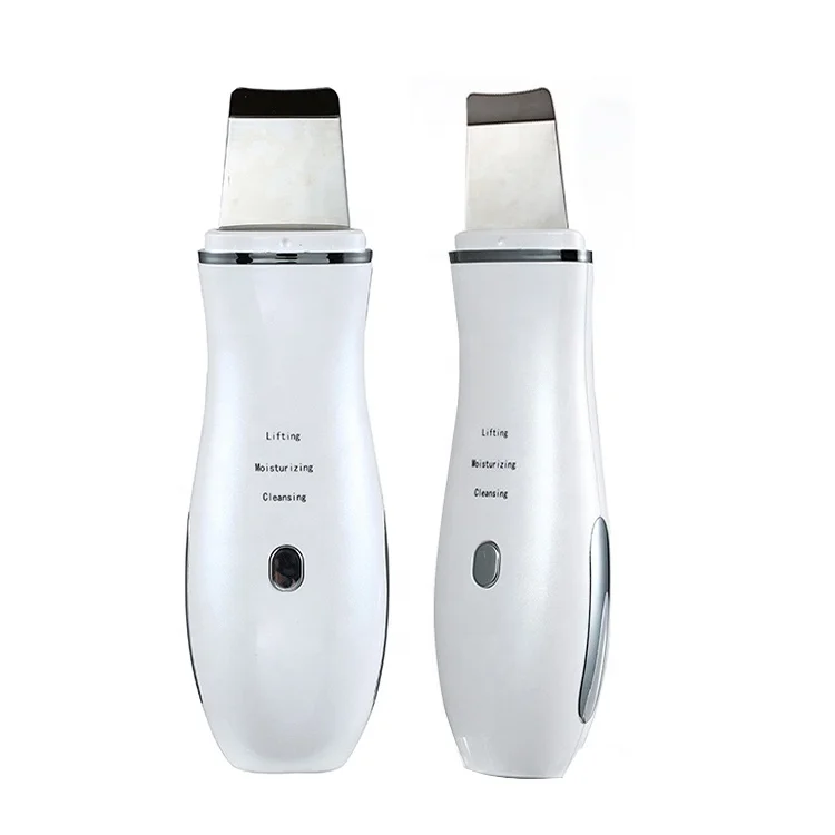 Beauty Trends 2020 Professional Face Care Ultrasonic Skin Scrubber Face Cream Tool Ion Plastic Household Peeling Skin Scrubber