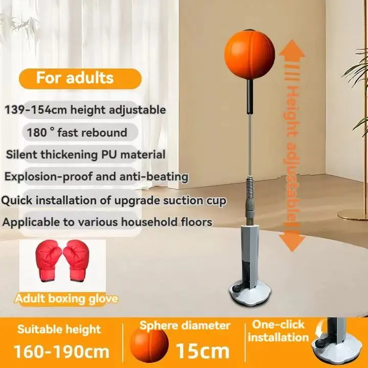 Home Gym Adult and Children Bodybuilding Stress Relief Toy Freestanding Boxing Kicking Punch Practice Training Ball
